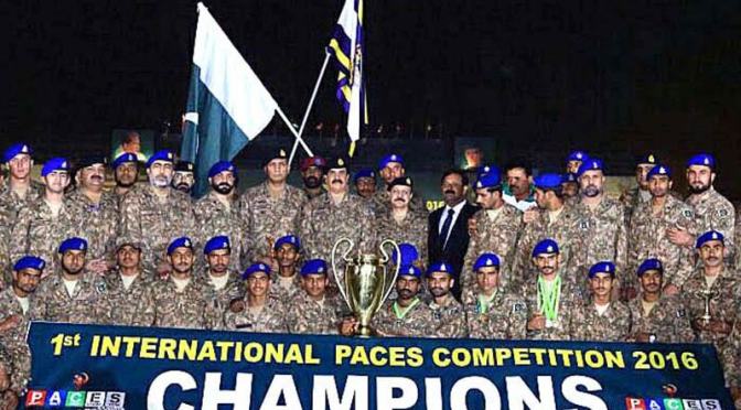 Pak army wins PACES 2016