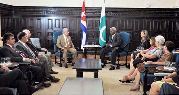 Rabbani advocates promotion of parliamentary cooperation with Cuba