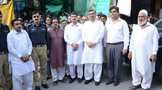 CPO Israr Abbasi visited ramzan Sasta Bazar.
