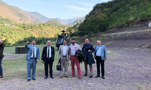 Foreign diplomats taken to Neelum Valley to debunk Indian army claim of destroying ‘terror launch pads’