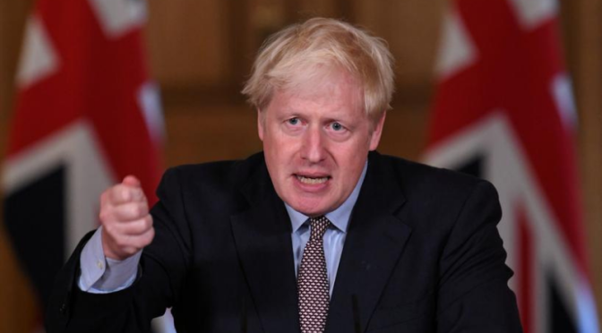 Johnson says plan to break Brexit treaty needed to counter EU’s ‘revolver’