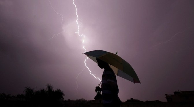Lightning strikes in India kill 38 people in 24 hours