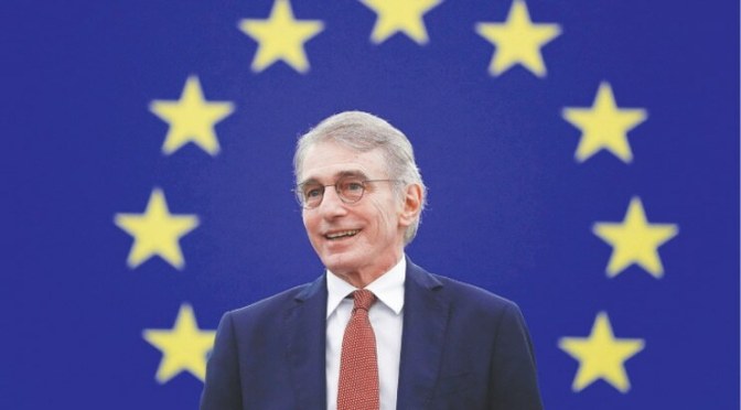 European Parliament president Sassoli dies at age 65